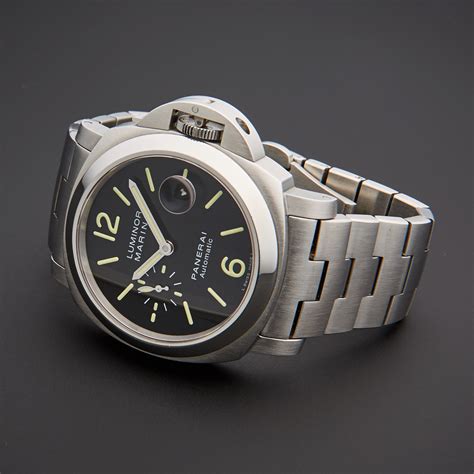 panerai luminor marina tweedehands|pre owned panerai luminor marina.